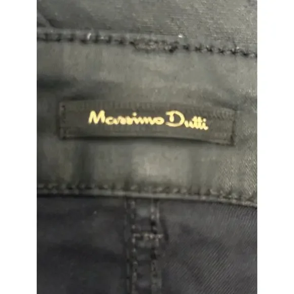 MOSSIMO DUTTI Black Skinny Fit Waxed Jean Pant  | 6 - Picture 6 of 8